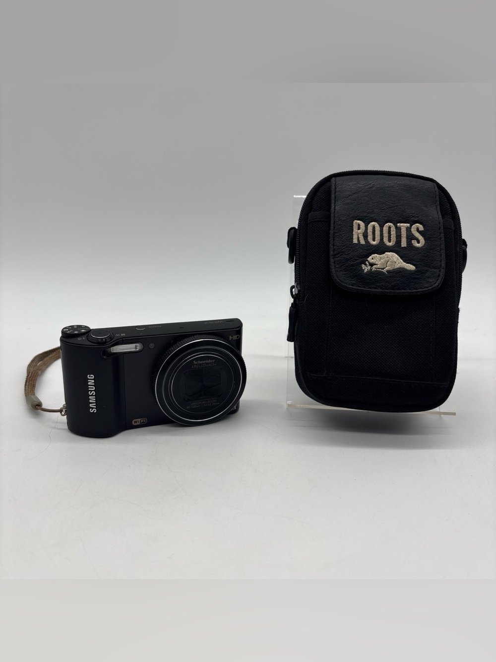 Samsung WB150F 14.2MP Compact Digital Camera with Roots Case - Tested Works